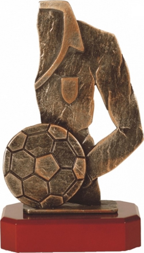 Voetbalscheidsrechter Metaalbeeld BEL182